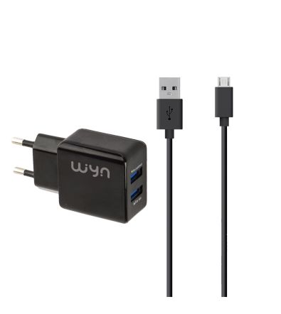 CHARGEUR AVEC CÂBLE MICRO USB