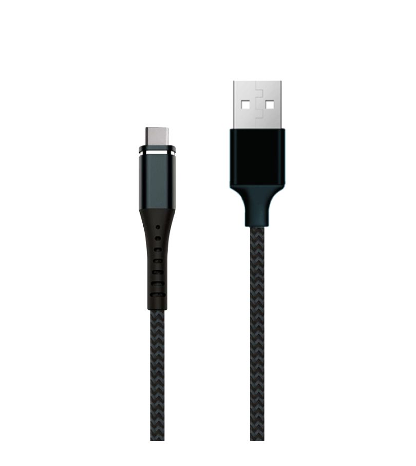 Câble USB Type-C Magnétique Rotatif Tressé - 2m