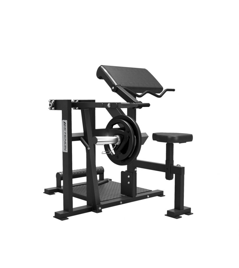 Poste Biceps et Triceps Station à dips BODYSOLID gris carton