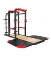 CAGE DE PUISSANCE/RACK A SQUAT AVEC PLATEFORME